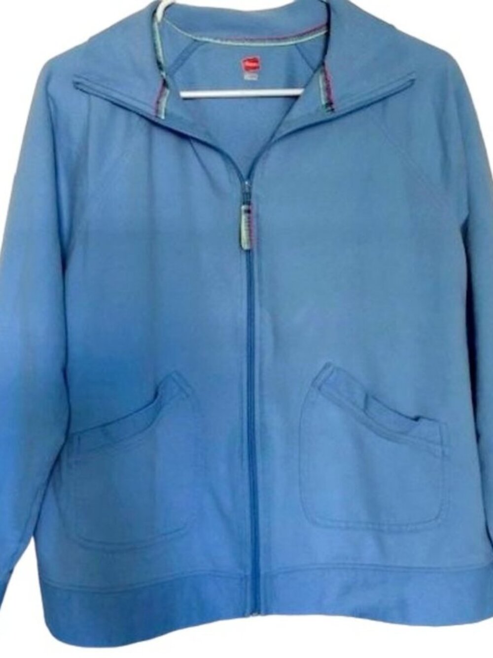 Hanes Mock Neck Zip Up Sweatshirt-XL